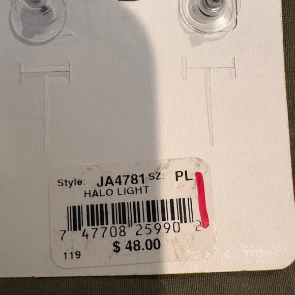 Brighton Silver Earrings with Blue and Purple Gems - Picture 2 of 2